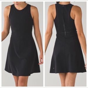 Lululemon & Go Til’ Dawn Dress Size 12 Black
